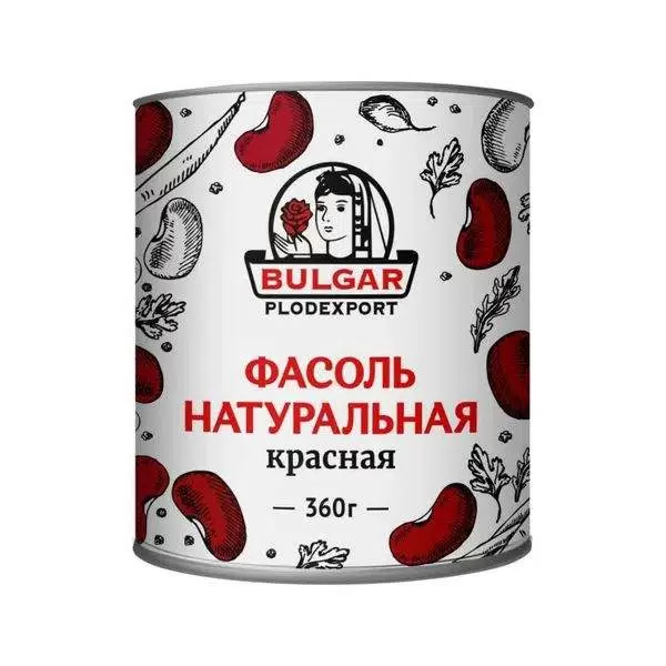 Фасоль "Bulgarplodexport" красная в с/с, 400г, 1/15