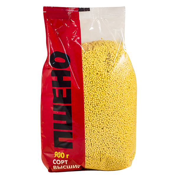 Крупа "Пшено" 900г 1/10 (Ривьера)