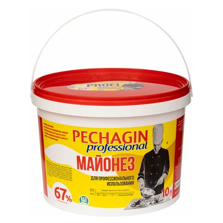 Майонез Pechagin Professional "Profi" 67% 10л (ведро 9,4кг)