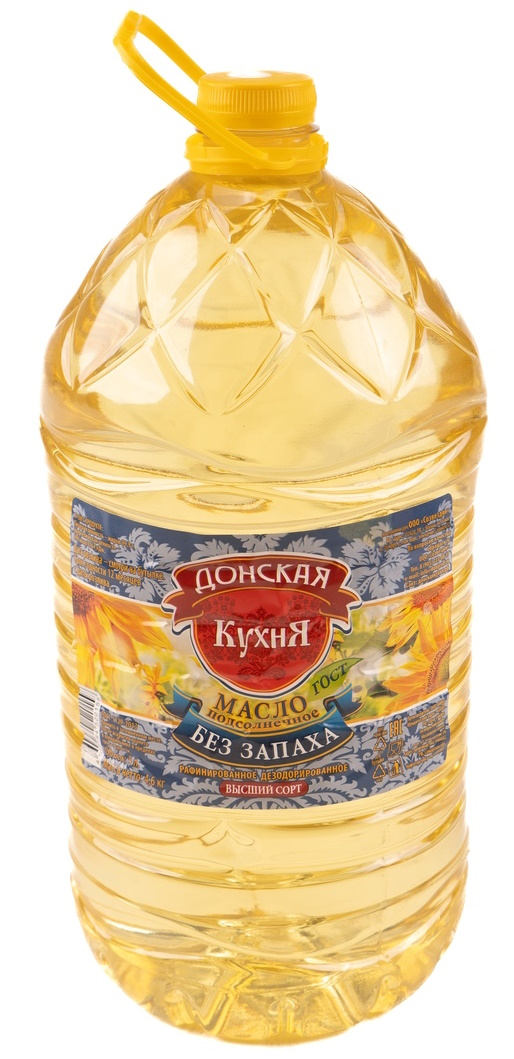 Масло подсол. "Донская кухня" 5л  раф/дез. в/сорт 1/3