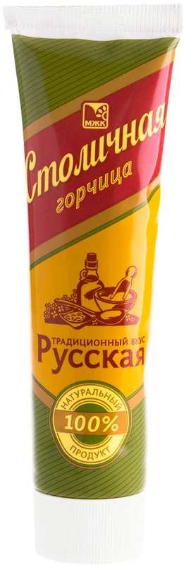 Горчица Столичная "Русская" туба 100г, 1/48