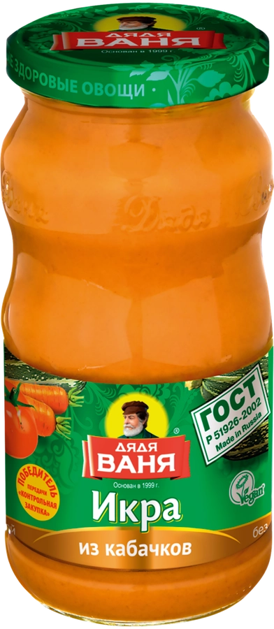 Икра "Дядя Ваня" из обж. кабачков 460г 1/8