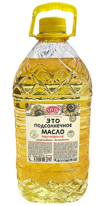 Масло подсол. "Вивид" 5л раф/дез. 1/4