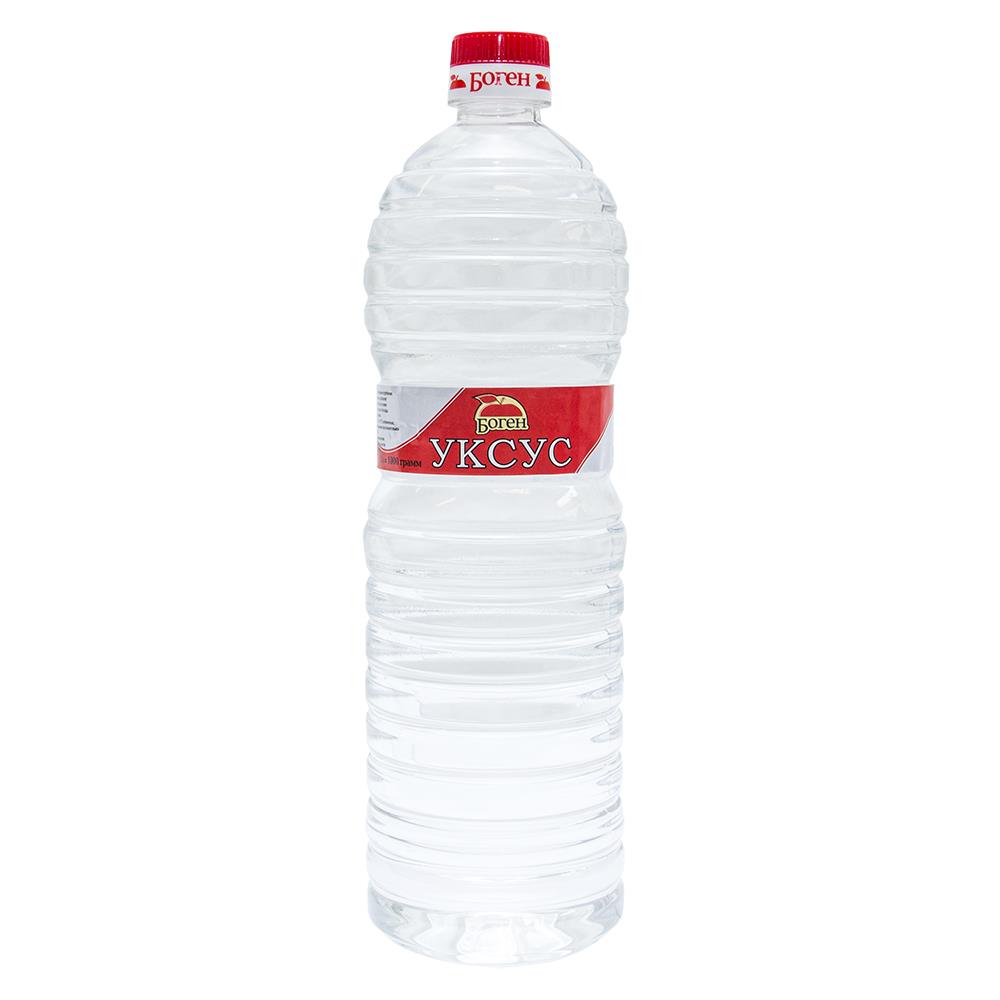 Уксус столовый 9% 1л (ТМ Боген, ГОСТ Р) пл/бут, 1/12