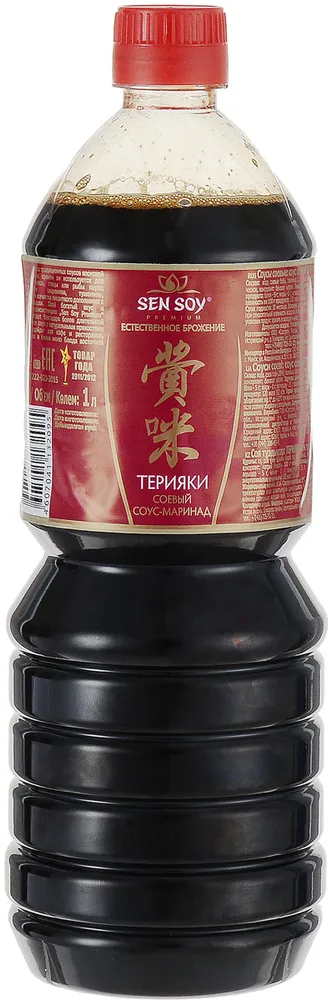 Соус "Сэн Сой" Терияки (Teriyаki) Хорека Премиум 1л, пл/бут. 1/6