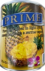 Ананасы "Prime" кольца 3100мл/3060г/1790г, 1/6