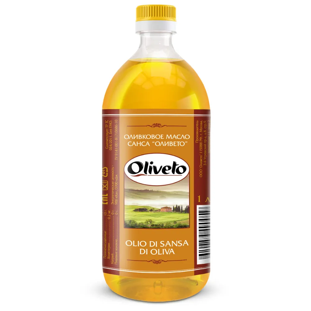Масло оливк. "Oliveto" Pomace 1л, пл.бут, 1/12