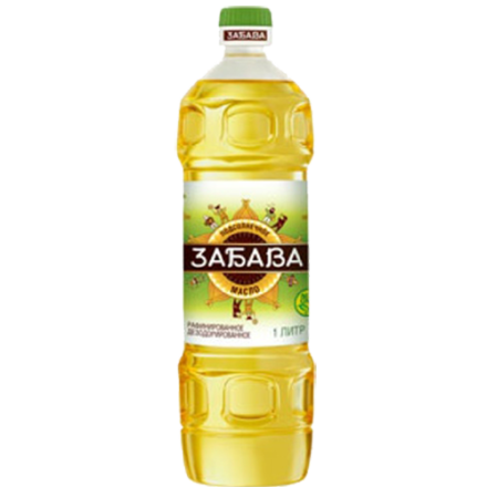 Масло подсол. "Забава" 1л  раф/дез. 1/15 