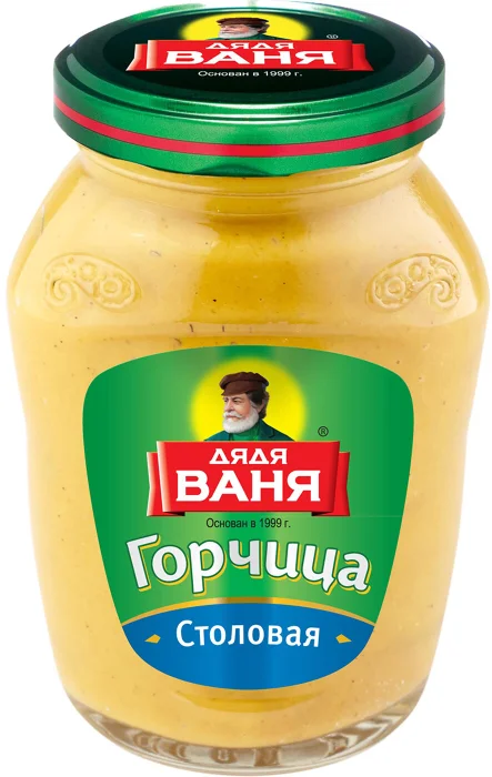 Горчица Дядя Ваня столовая, ст/б 140г, 1/18