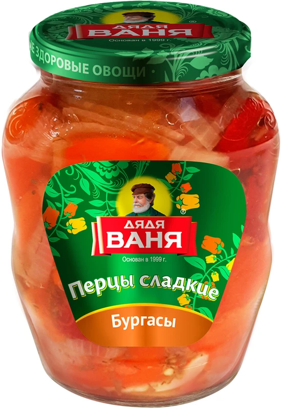 Перец "Дядя Ваня" сладкий марин. рез. 680г 1/8